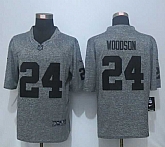 Nike Limited Oakland Raiders #24 Woodson Men's Stitched Gridiron Gray Jerseys,baseball caps,new era cap wholesale,wholesale hats